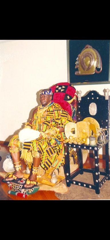 The King Of Asanteman is protected by the SOUL of Asanteman ( the Gold Stool)